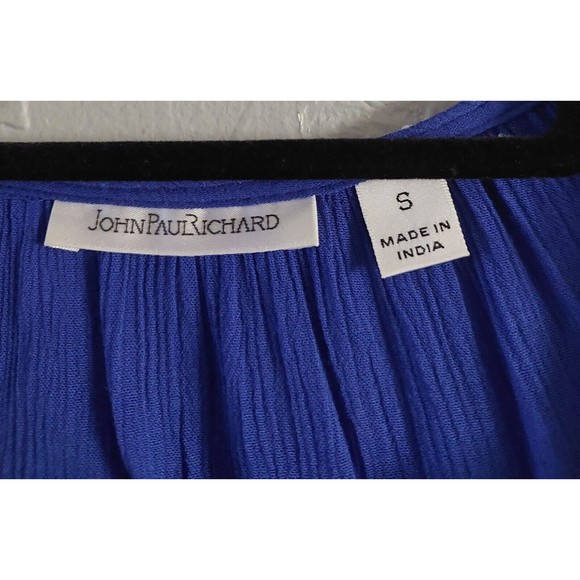 John Paul Richard Tops Tunic Womens S, Embroidery, 18.5 Inch Of Armp To Armp - Picture 2 of 7